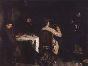 Gustave Courbet, After the supper